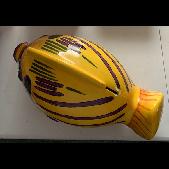 Other Studio Nova Ceramic Fish Bank Poshmark